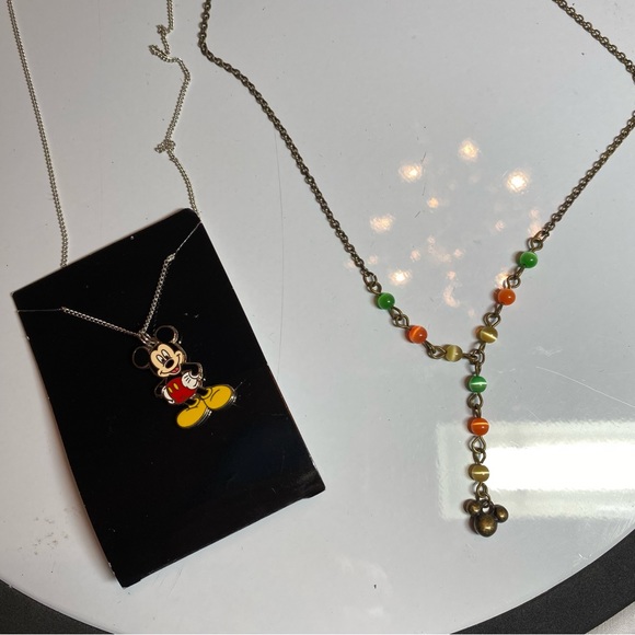 Disney Mickey necklaces. Silver & Gold tone. - Picture 1 of 5